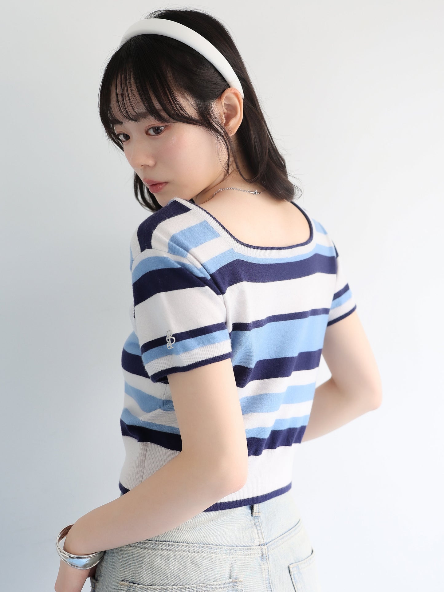 【Coming soon...】2wayマルチボーダーカーディガン (9月下旬〜10月上旬発送予定)