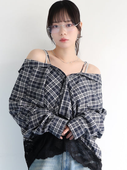 【Coming soon...】マルチウェイシャツ ~レースを添えて~ (9月下旬〜10月上旬発送予定)