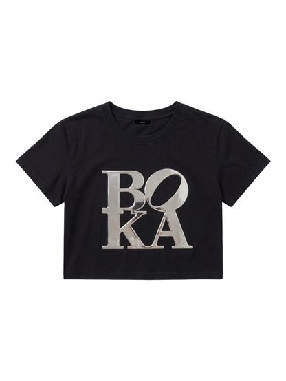メタリックBOKA TEE(Pinkは6月中旬~6月下旬発送予定,Blackは7月下旬〜8月上旬発送予定)