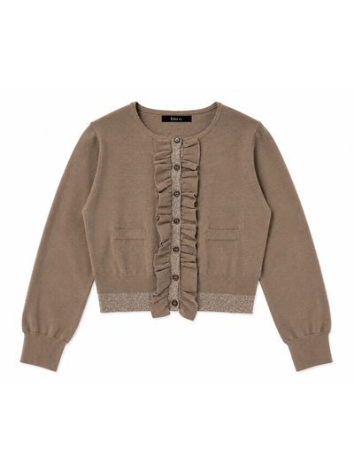 グリッターフリルカーディガン(10月下旬〜11月上旬発送予定)
