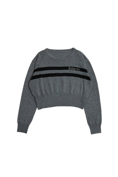 〈Classic Line〉ロゴラインニット(1~3営業日程で発送予定)
