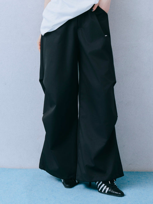 【coming soon】ナイロンワイドパンツ