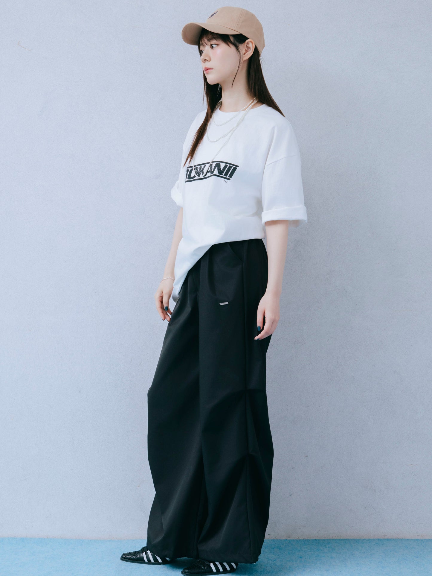 ナイロンワイドパンツ（7月下旬~8月上旬発送予定）