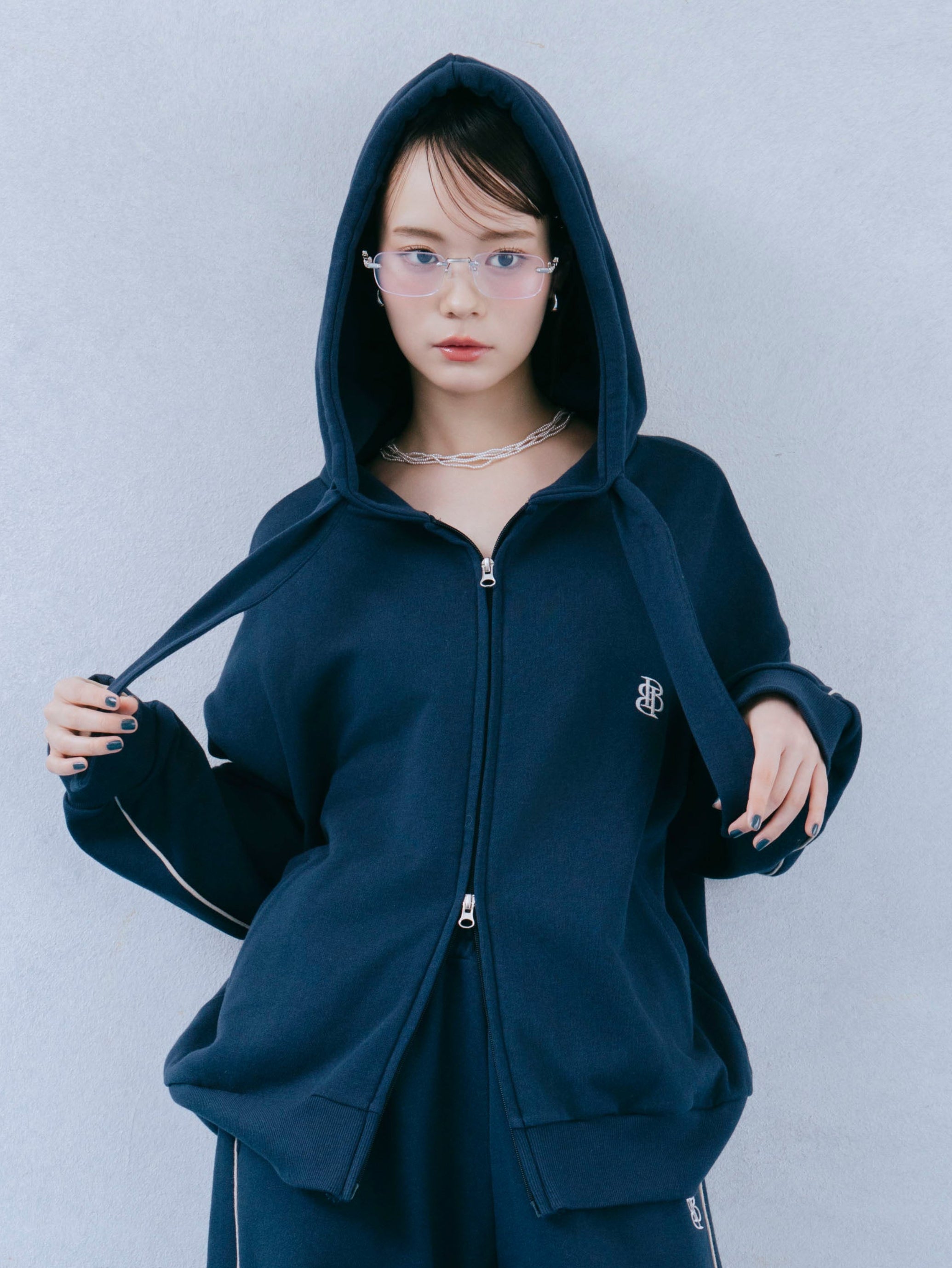 【新作】bokanii ステンカラーコート ネイビー 新品未使用 かすちゃん Boka nii ( ボカニー )