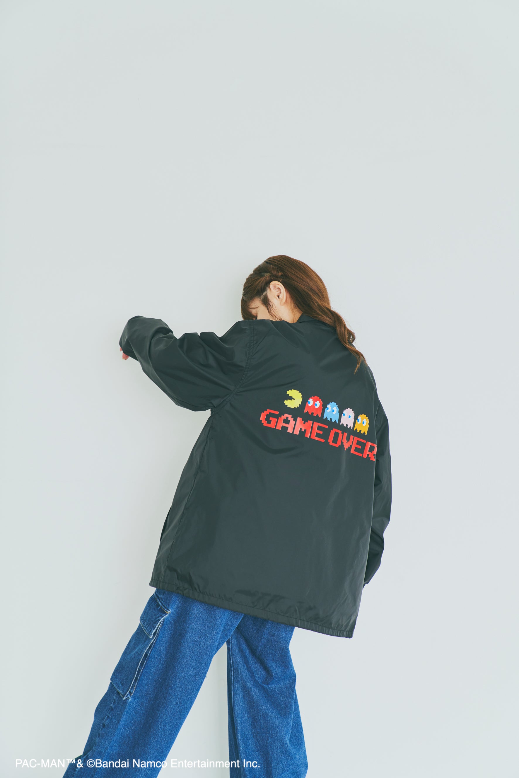 【Boka nii】バックロゴジャケット Boka nii（ボカニー）の「バックロゴジャケット（カバーオール